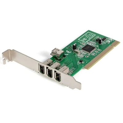 Bild av StarTech.com 4 portar 1394a Firewire PCI gränssnittskort 3 x 400 extern 1 intern