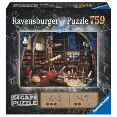Bild av Ravensburger 19956 Rymdservatorium 759 bitar pussel för barn och vuxna från 12 år EN escape room upplevelse i pusselform, flerfärgad, 70 x 50 0,2 cm