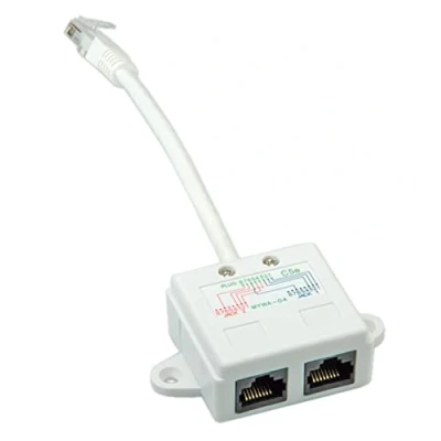 Bild av Value 21993045 T adapter Kat.5e, UTP vit