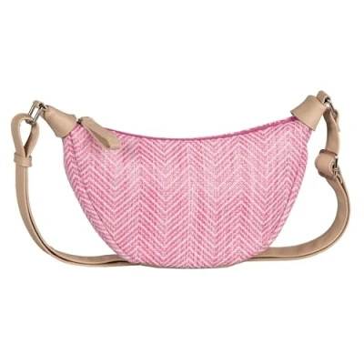 Bild av TOM Tailor Denim Liriel UMHÄNGE IN Weboptik Axelremsväska, Storlek: One Size, Mixed pink