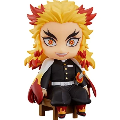 Bild av DEMON SLAYER Kyojuro Rengoku statyett Nendoroid Swacchao 9 cm