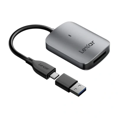 Bild av Lexar RW515 CFexpress Typ A Kortläsare, upp till 900MB/s, USB 3.2 Gen 2 CFe Type Kort Minneskortläsare, CF Kortläsare Inkluderar C kabel/USB Adapter (LRW515U RNHNG)