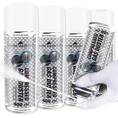 Bild av AABCOOLING Home&amp;Office Compressed Gas Duster Icke ledande Sprej Till 50*C 400ml Värdepaket 4 st Färglös Frysspray för Rör, Chok Frysning Spray, av Elektroniska Kretsar
