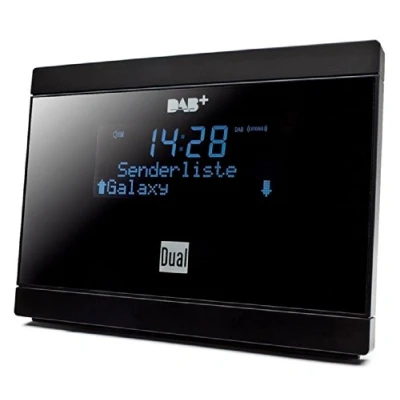 Bild av Dual DAB 2 A digital radioadapter med fjärrkontroll (LCD display, DAB(+)/FM mottagare, larmfunktion) svart