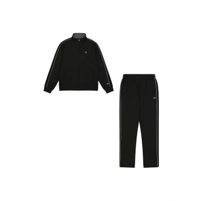 Bild av Champion FULL ZIP WITH LOGO SET Träningsset, Storlek: Medium, Nbk/nbk/wht/nrn