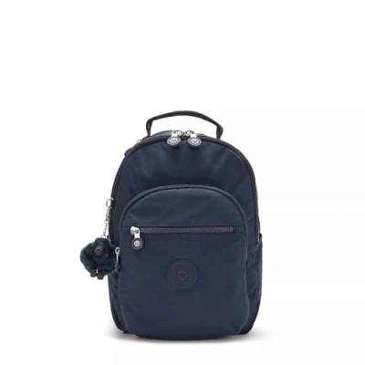 Bild av Kipling Seoul S Bagageväska för kvinnor (1 st), Blå 2 244, 10&quot;L x 13.75&quot;H 4.5&quot;D, Liten ryggsäck surfplatta, hållbar, vadderad axelrem med fodral surfplatta