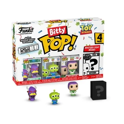 Bild av Funko Bitty POP! Toy Storyoch en överraskning Mystery Mini Figur 0,9 tum (2,2 cm) Disney Pixar: Story Samlarobjekt Stapelbar displayhylla ingår Presentidé Partypåsar Strumpa