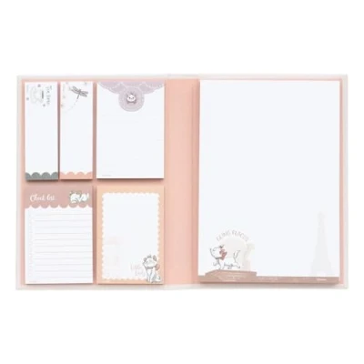 Bild av Grupo Erik Disney Sticky Notes Set The Aristocats 6 Notepads In Different Sizes, Cute Gifts, Merchandise, Stationery