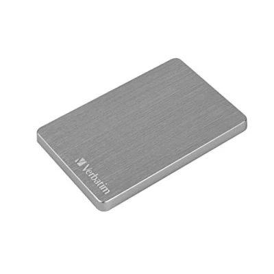 Bild av Verbatim Store &#039;n&#039; Go ALU Slim, 2 TB, Space Grey, extern hårddisk, USB 3.2 GEN 1, hårddisk aluminium, för Windows &amp; Mac OS X, bärbar