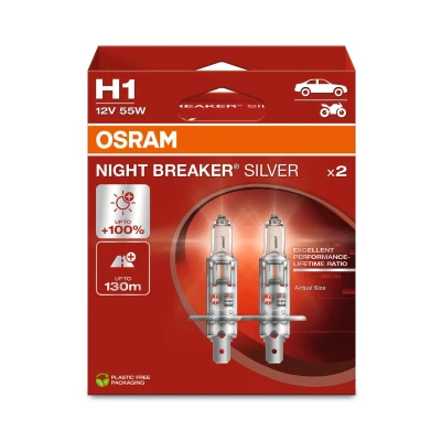 Bild av Glödlampa, fjärrstrålkastare OSRAM 64150NBS 2HB
