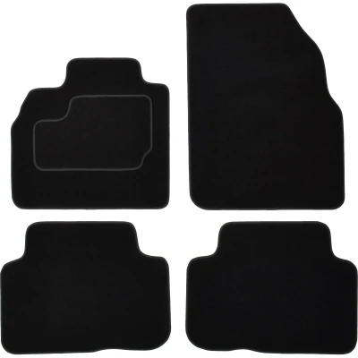 Bild av MAMMOOTH A041 RNT410 PRM 01 Ensemble de tapis sol Textile avant et arrière 4 noir RENAULT: SCENIC 2