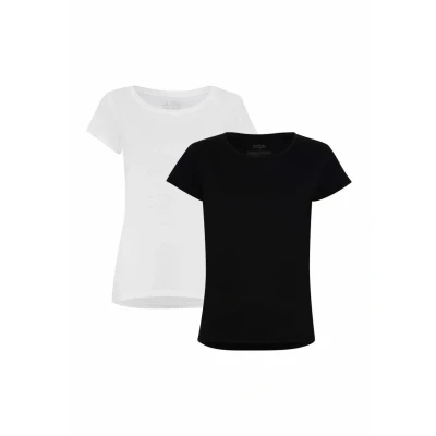 Bild av Danish Endurance 2PACK Tshirt bas, Storlek: Medium, Mc (1xwhite, 1xblack)