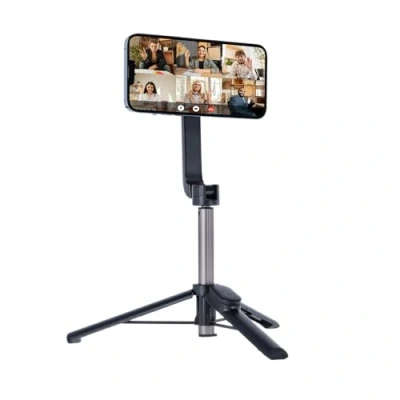 Bild av Rollei Smartphone Selfie Tripod Magnetic: Ministativ med fjärrutlösare, justerbar höjd upp till 65,6 cm. 3 i 1: Stativ, selfiepinne Bluetooth
