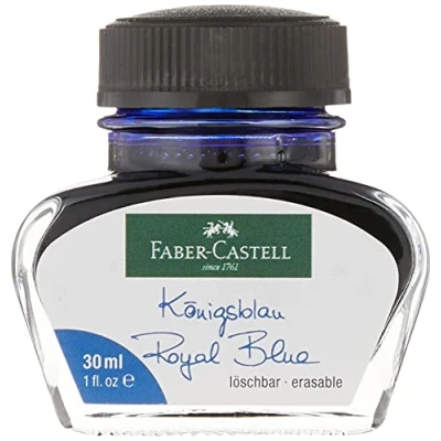 Bild av Faber Castell 149839 Bläckflaska, Blå, 30 ml
