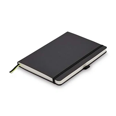 Bild av lamy paper Softcover A5 Anteckningsbok 810 format DIN (145 x 210 mm) i svart med linjering, 192 sidor och elastiskt band