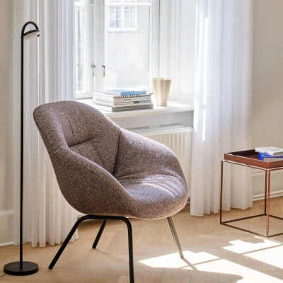 Bild av HAY Marselis LED golvlampa justerbar, svart