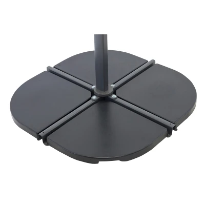 Bild av Venture Home Leeds 9356 999 Parasollsten 2 pack, svart