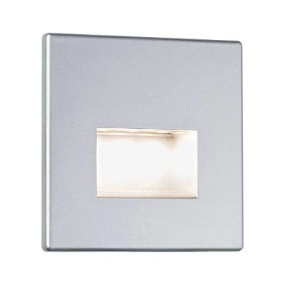 Bild av Paulmann 99495 LED väggmonterad armatur kant fyrkant 80 x 5 mm 1,2 W 50 lm 230 V 2700 K krom matt takfläck inkl. glödlampor