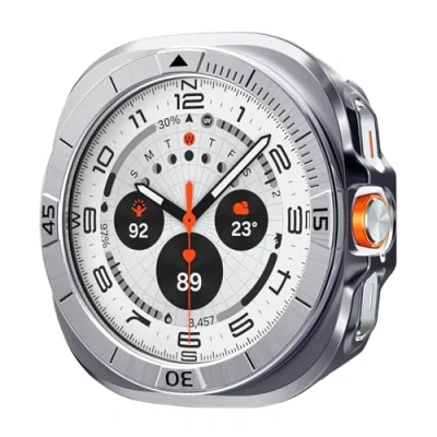 Bild av Spigen Bezel Tune Pro Designad för Samsung Galaxy Watch Ultra 47 mm (2024) Fodral med Ring Silver, Rostfritt stål, polykarbonat