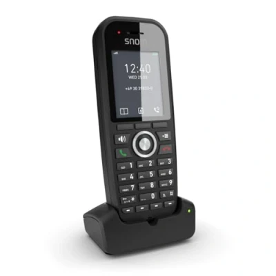 Bild av snom M30 Trådlös förlängningshandenhet med nummerpresentation DECT 3 riktad samtalsförmåg svart
