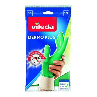 Bild av Vileda Dermo Plus Gummihandskar S, 1 Par