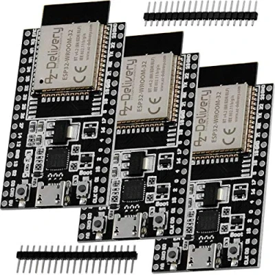 Bild av AZDelivery ESP32 Dev Kit C V4 NodeMCU WLAN/WiFi Development Board osoldered inklusive e bok! (Efterföljarmodul för C)