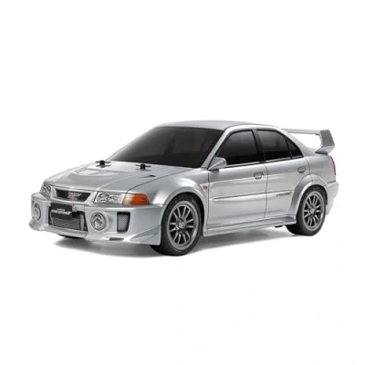 Bild av TAMIYA 58713 1:10 RC Mitsubishi Lancer Evo V TT 02 fjärrstyrd bil, fordon, modelltillverkning, byggsats för montering, hobby, hantverk, modell,