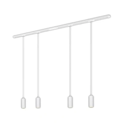 Bild av Briloner RAIL 230 V skensystem, vitt, 4 LED pendlar, längd 1,5 m