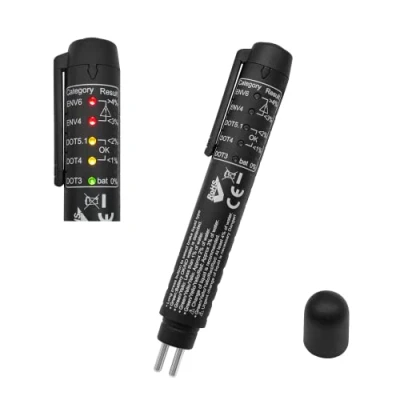 Bild av ZKTOOL uppgraderad version Automotive Brake Fluid Tester Pen, 5 i 1 detektor, kan testa DOT3 DOT4 DOT5 ENV6 ENV4, LED, Universal Oil Detection Moisture Analyzer
