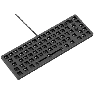 Bild av Glorious GMMK 2 Compact 65% Barebone ISO Black Gaming Keyboard Utan numpad Universal Svart