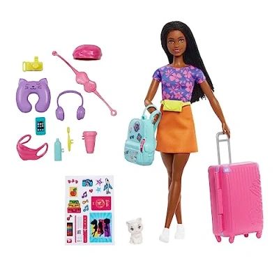 Bild av Barbie Life in the City Brooklyn Roberts docka med tillbehör för barn från 3 år HGX55