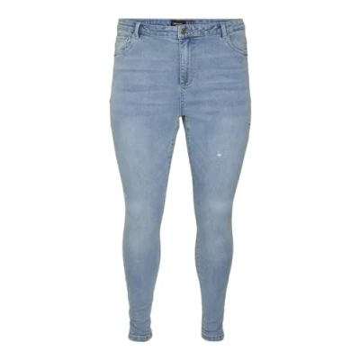 Bild av VERO MODA CURVE damjeans, Ljusblå denim, 48W x 32L