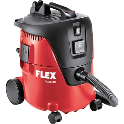 Bild av Flex 405418 230/CEE säkerhetsugare VC 21 L MC (maskindisk dammsugare med manuell filterrengöring, 20 L, klass 1250 watt, volymström 3 600 l/min), flerfärgad, 25 stycken