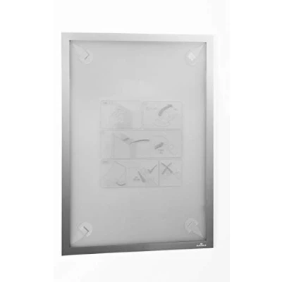 Bild av Durable Inforam självhäftande DURAFRAME wallpaper A3 silver