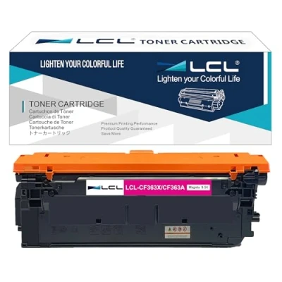 Bild av LCL Renoverad tonerkassett 508X 508A CF363A CF363X 9500 sidor (1 Magenta) ersättning för HP LaserJet M552dn M553dn M553n M553x