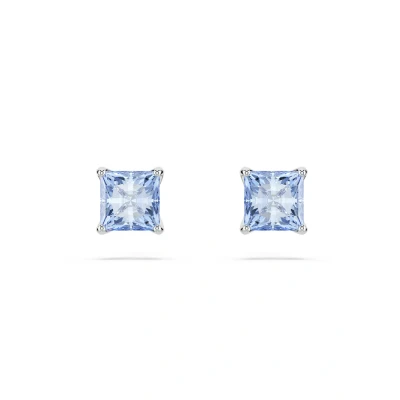 Bild av Swarovski Matrix STUD Square CUT Örhänge, Storlek: One Size, Blue