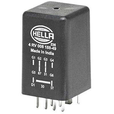 Bild av HELLA 4RV 008 188 491 Appareil de commande, temps préchauffage 4 AUDI: Q5, A4 B7 Avant, Berline, VOLKSWAGEN: Touran II, Golf 5, Tiguan II