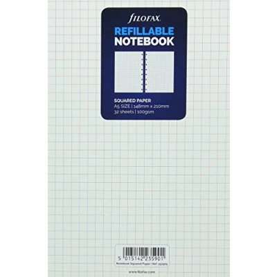Bild av Filofax A5 Notebook refill squared paper white