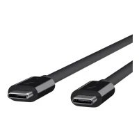 Bild av Belkin 0,8 m Thunderbolt 3 USB C till kabel (Thunderbolt certifierad, 40 Gbit/s, 5K, 100 W, Type 3.1) Svart