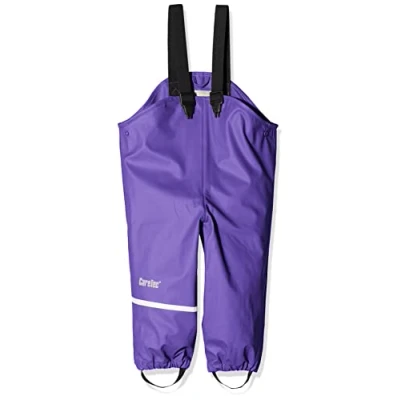 Bild av CareTec Flicka Rain Overall PU w/o fleece Regnbyxor, Purple (633), 140