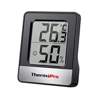 Bild av ThermoPro TP49 Digital inomhus hygrometer mini rumstermometer temperaturmonitor och fuktighetsmätare temperatur för rum hem kontor växthus luft komfort babyrum termometer