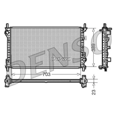 Bild av Kylare, motorkylning Denso DRM10108