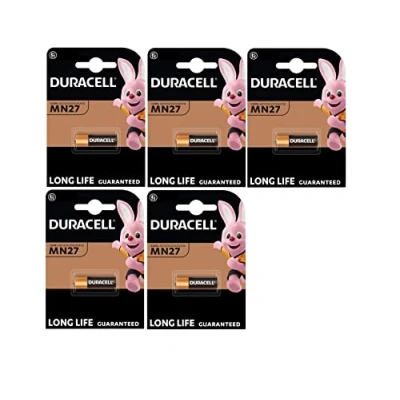 Bild av 5X Duracell MN27 27A A27 8LR732 (5 blister med 1 batteri) 5 batterier