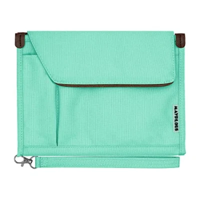 Bild av A5 konferensmapp Business Organizer Bag Notepad Bärväska Dokumentfodral Portfolio (Mintgrön)