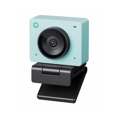 Bild av OBSBOT Möt SE 1080P@100 FPS webbkamera för PC med 1/2 tums sensor, AI inramning och autofokus, skönhetsläge, lätt, gestkontroll, DOL HDR, streaming, möte, spel. (Aurora Grön)