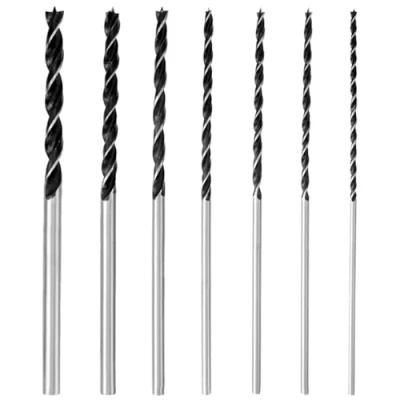 Bild av LCOUACEO Träborrset lång Profi 4, 5, 6, 7, 8, 10, 12 mm x 300 formborr, balkborr, träspiralborr, träborr lämplig för lövträ, barrträ, plywood