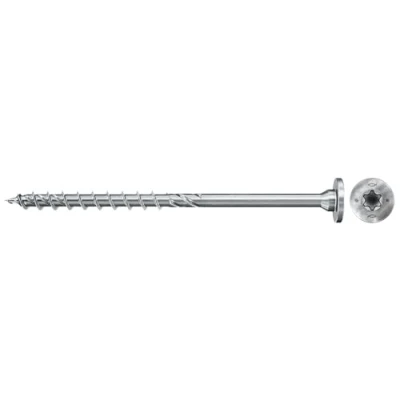 Bild av fischer PowerFast FPF II STP inramningsskruvar 6,0 x 120 förzinkad beläggning, delvis gängad, platt försänkt huvud med Torx fotavtryck/100 st låda