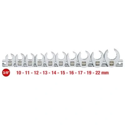 Bild av KS TOOLS 913.3900 Jeu de douilles dodécagonal Acier chrome vanadium 3/8 à tête carrée