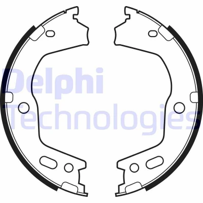 Bild av DELPHI LS2154 Mâchoires De Frein à Main
