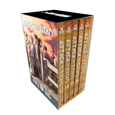 Bild av Attack on Titan: Season 3, Part 1 Manga Box Set (Volumes 13 17)